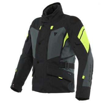 DAINESE CARVE MASTER 3 GORE-TEX BLACK FLUO YELLOW JACKET GIACCA