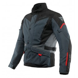 DAINESE TEMPEST 3 D-DRY EBONY BLACK LAVA RED GIACCA