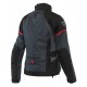DAINESE TEMPEST 3 LADY  D-DRY EBONY BLACK LAVA RED GIACCA