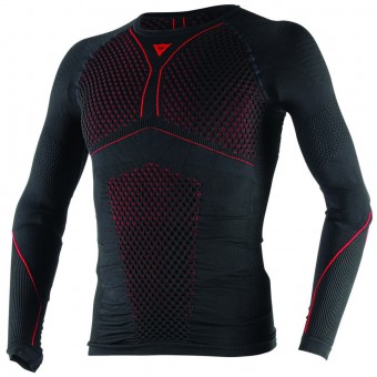 DAINESE D-CORE THERMO TEE LS BLACK RED INTIMO MAGLIA