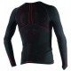 DAINESE D-CORE THERMO TEE LS BLACK RED INTIMO MAGLIA
